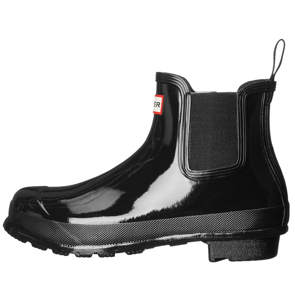 Bottes Chelsea pour femmes Hunter Original en caoutchouc brillant