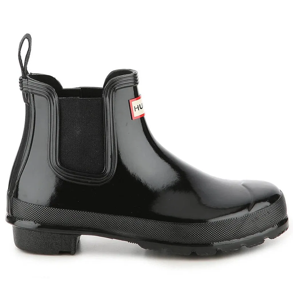 Bottes Chelsea pour femmes Hunter Original en caoutchouc brillant