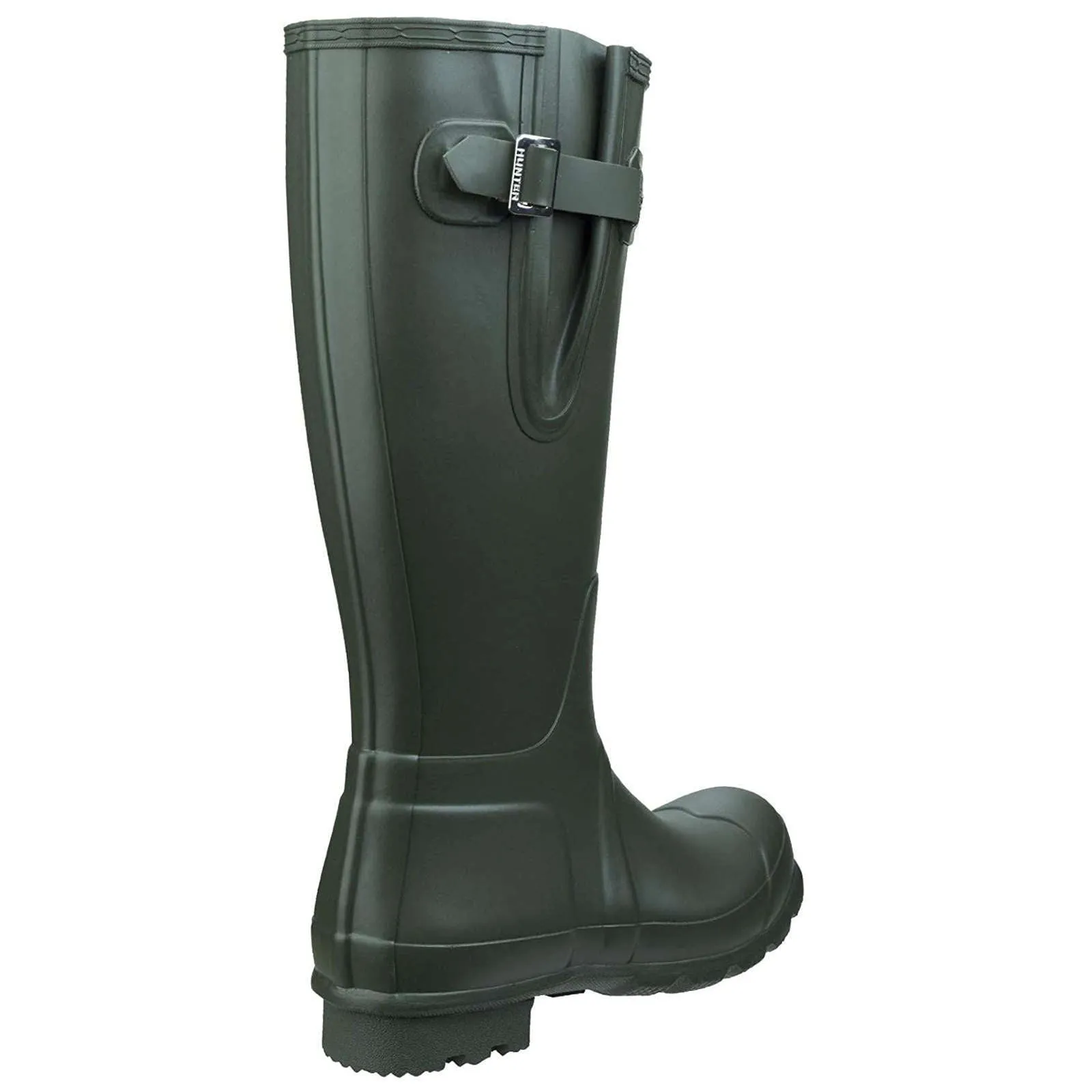 Bottes de pluie hautes ajustables pour hommes Hunter Original avec côtés en caoutchouc