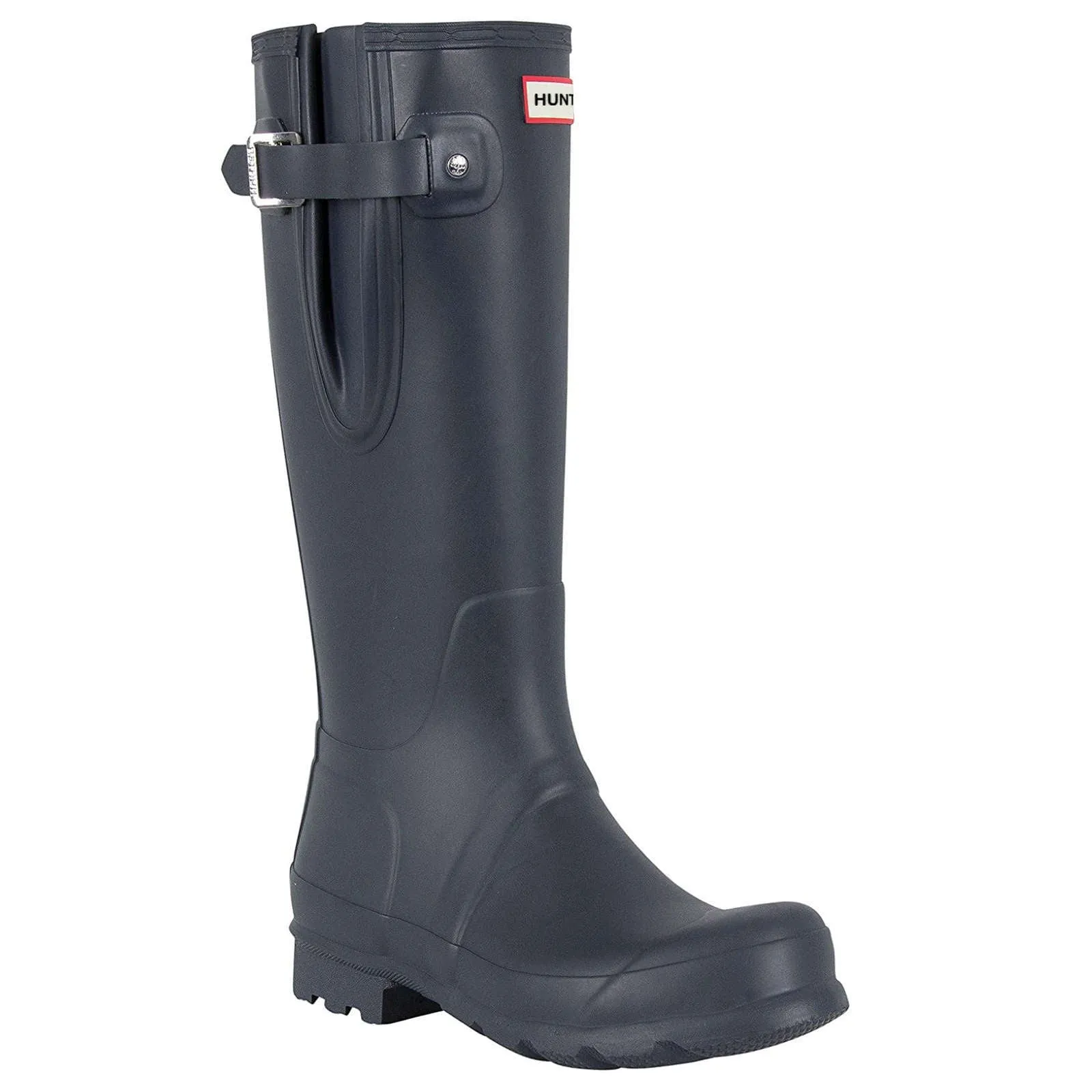 Bottes de pluie hautes ajustables pour hommes Hunter Original avec côtés en caoutchouc