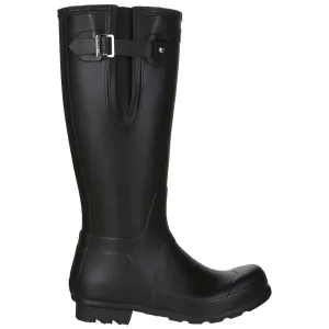 Bottes de pluie hautes ajustables pour hommes Hunter Original avec côtés en caoutchouc