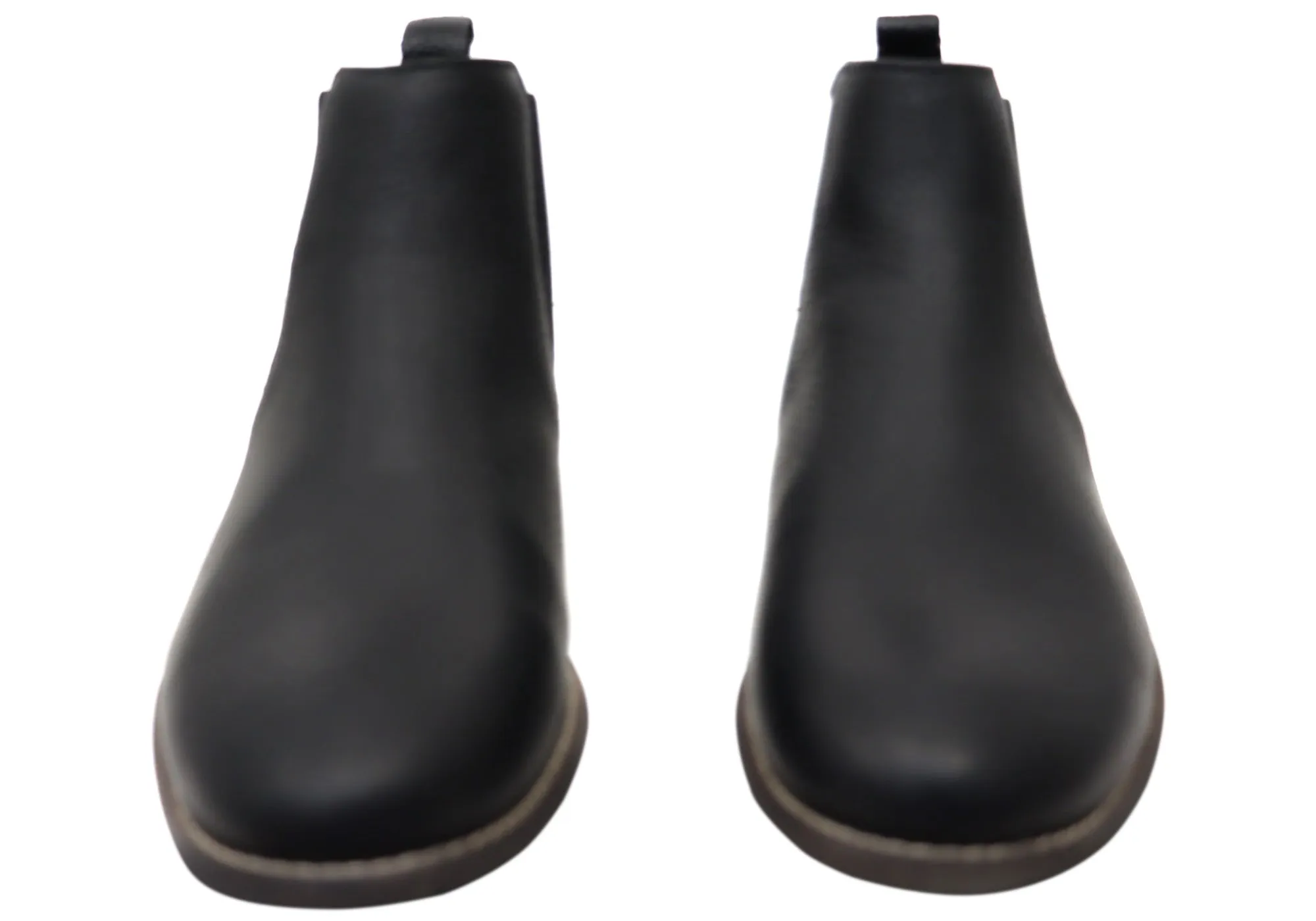 Chaussures Hush Puppies Bottes Chelsea en cuir confortables à largeur large pour hommes