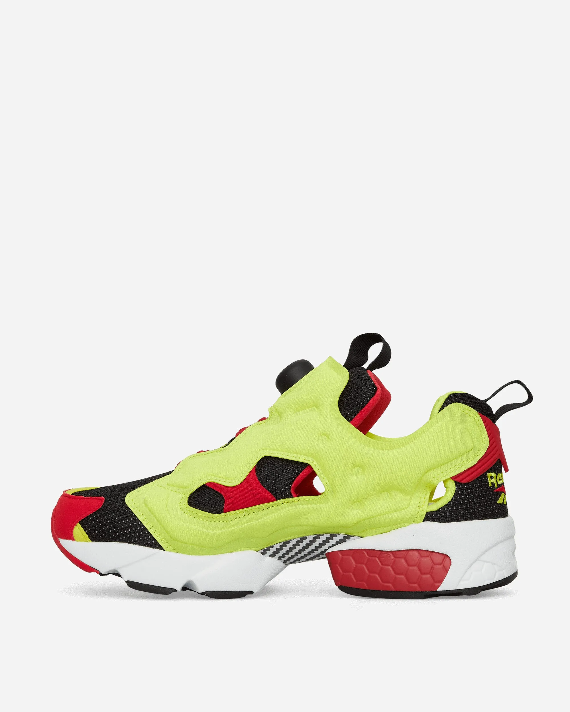 Instapump Fury 94 Sneakers Vert Hyper / Rouge Vector / Noir de Base