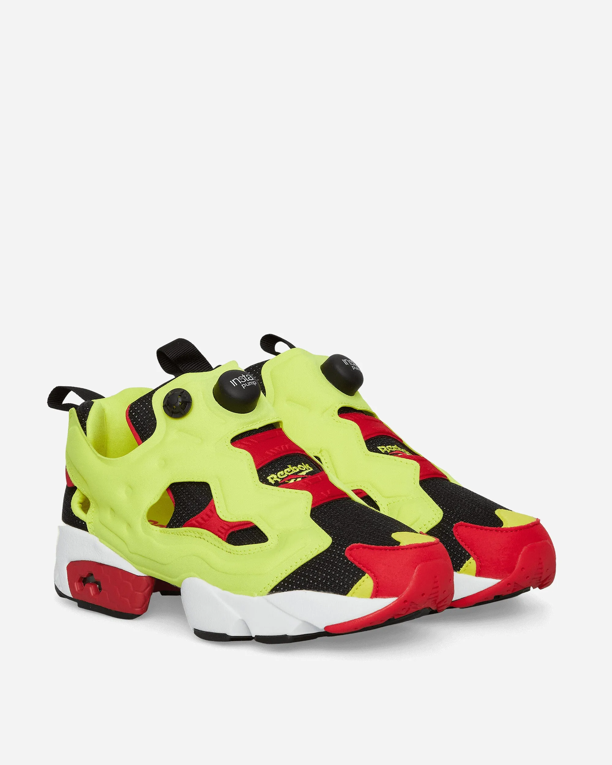 Instapump Fury 94 Sneakers Vert Hyper / Rouge Vector / Noir de Base