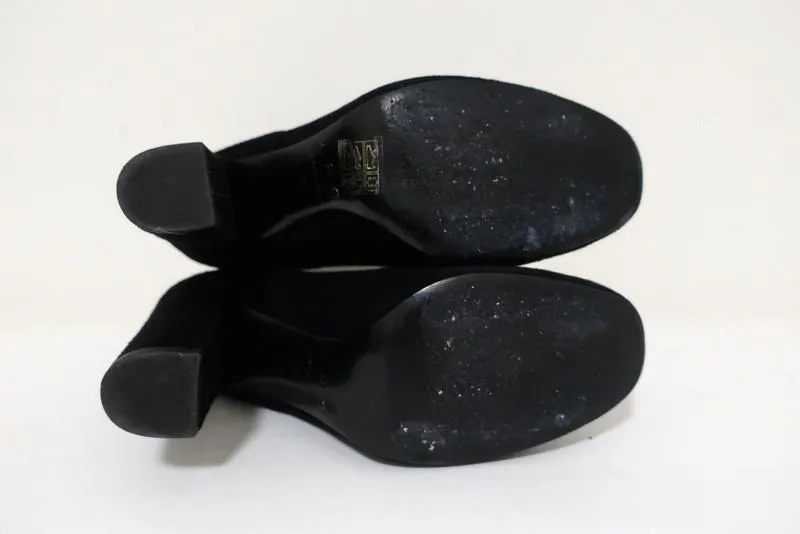 Bottes Chelsea IRO à talon haut en daim noir Eidem taille 37