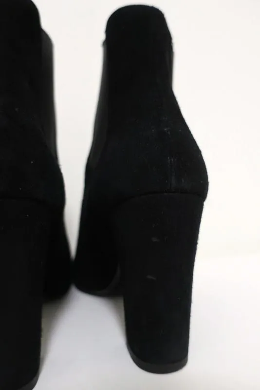 Bottes Chelsea IRO à talon haut en daim noir Eidem taille 37