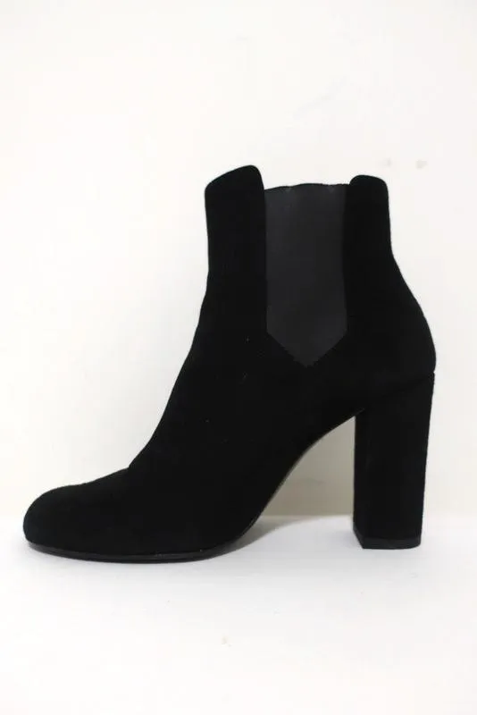 Bottes Chelsea IRO à talon haut en daim noir Eidem taille 37