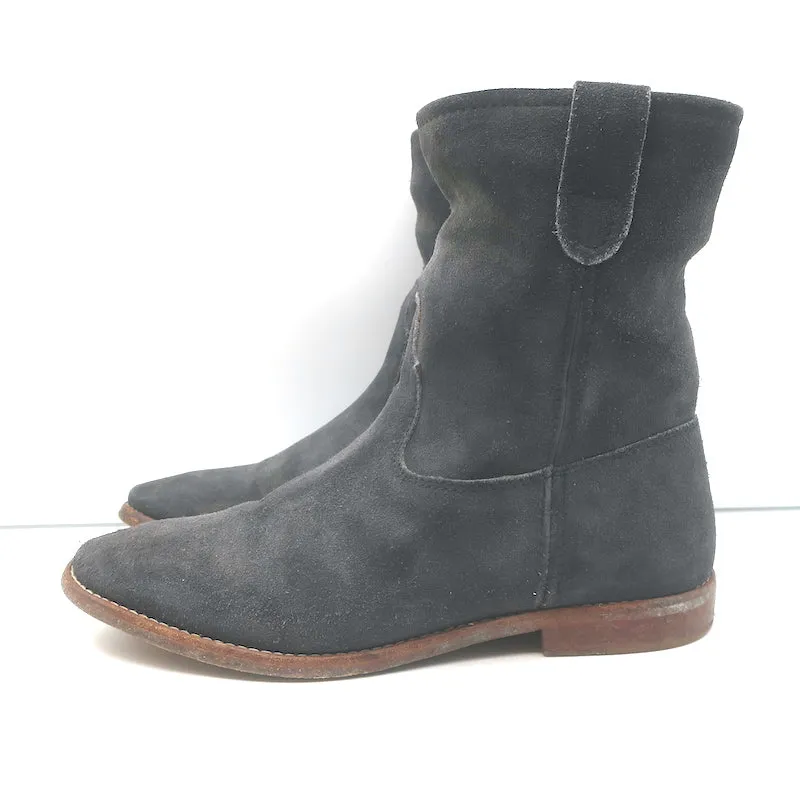 Bottes chelsea Isabel Marant Jenny en daim gris foncé taille 39