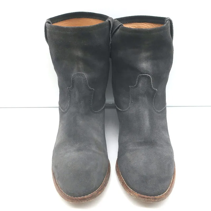 Bottes chelsea Isabel Marant Jenny en daim gris foncé taille 39