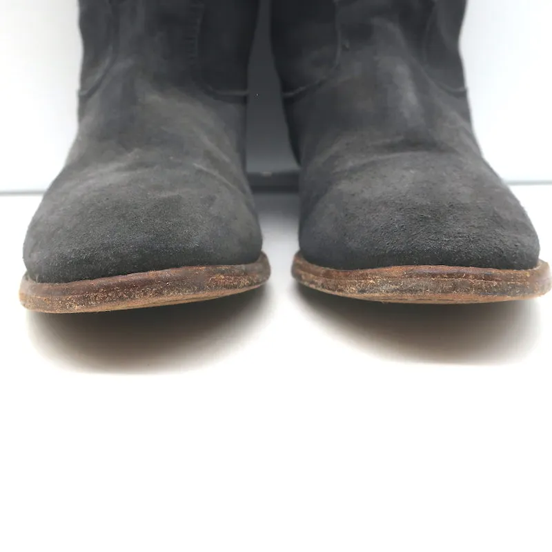 Bottes chelsea Isabel Marant Jenny en daim gris foncé taille 39