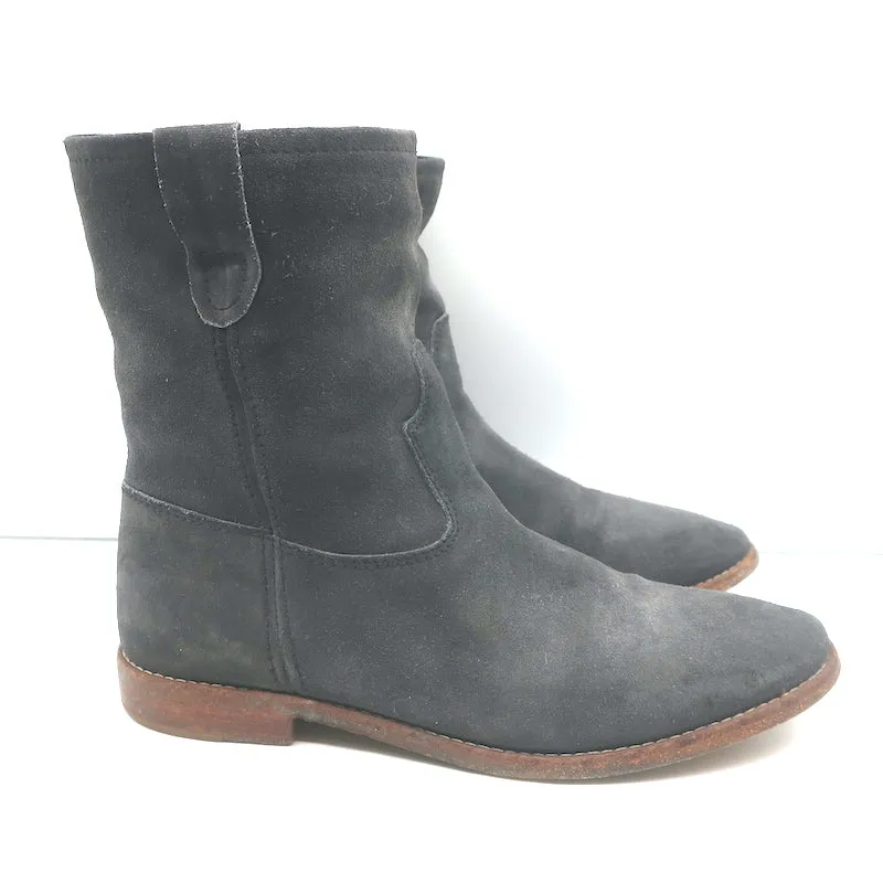 Bottes chelsea Isabel Marant Jenny en daim gris foncé taille 39