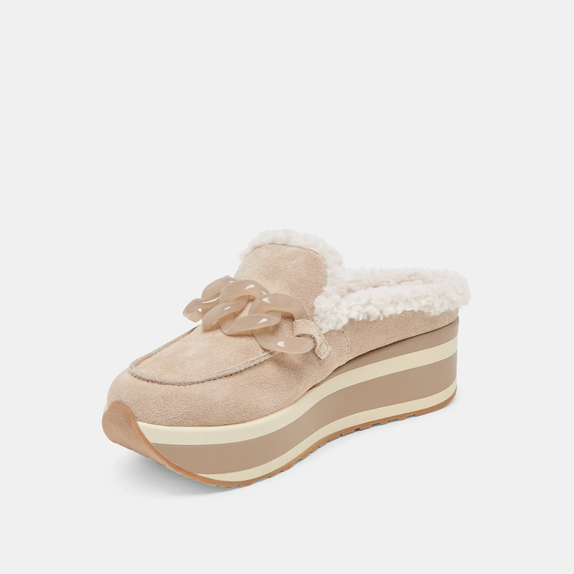 JAMEY BASKETS DOUCE AUX COULEUR TAUPE EN DAIM