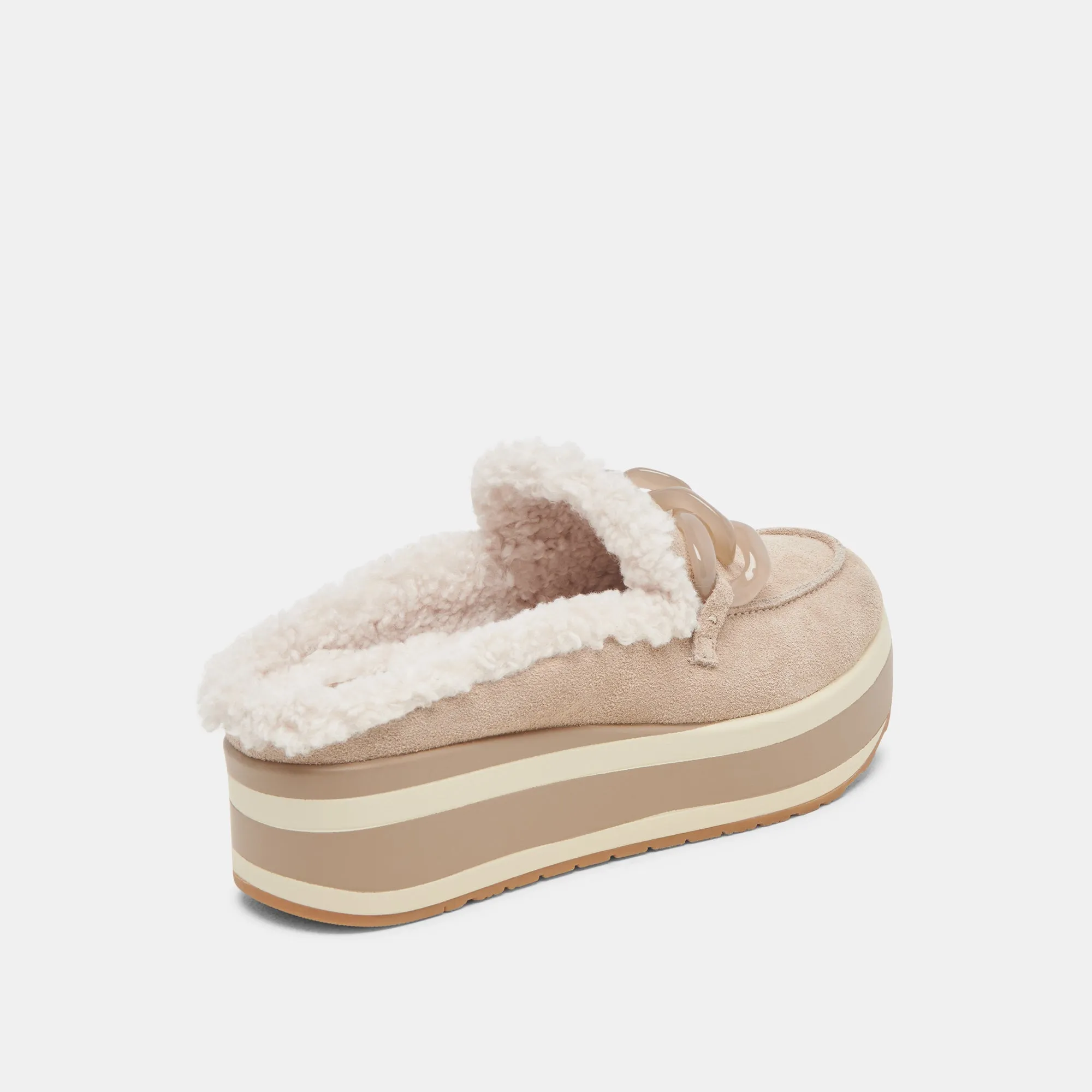 JAMEY BASKETS DOUCE AUX COULEUR TAUPE EN DAIM