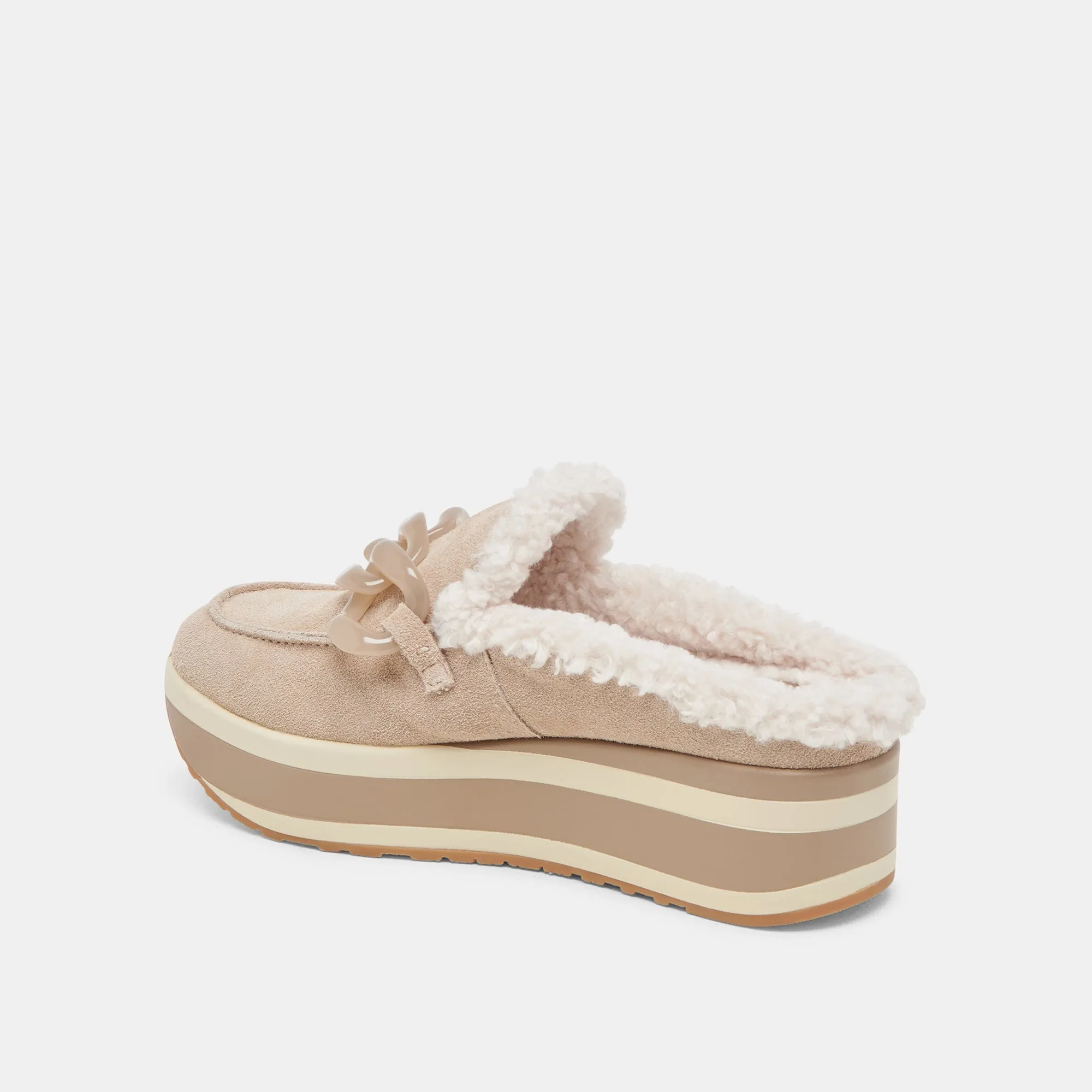 JAMEY BASKETS DOUCE AUX COULEUR TAUPE EN DAIM