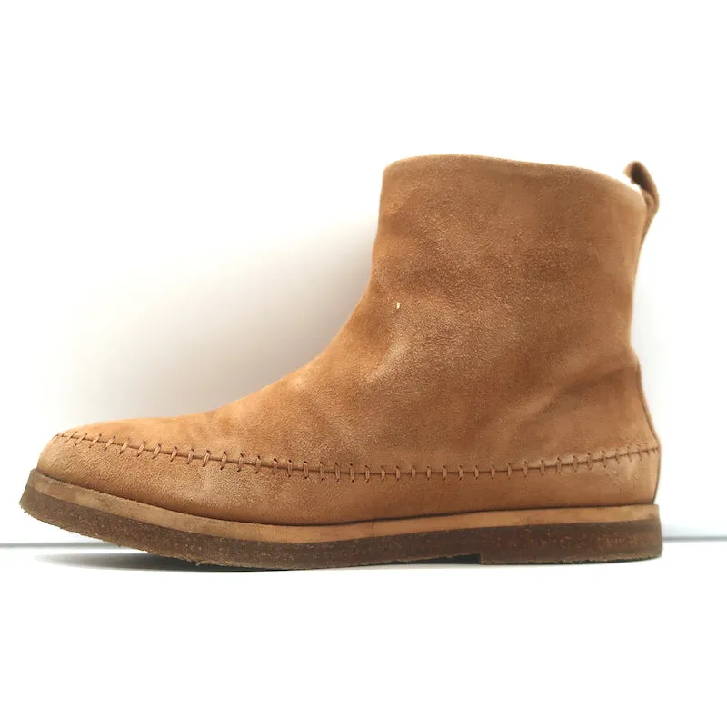 Bottes Moc en Daim Marron avec Doublure en Mouton Jenni Kayne Taille 37 Bottes Plates à la Cheville