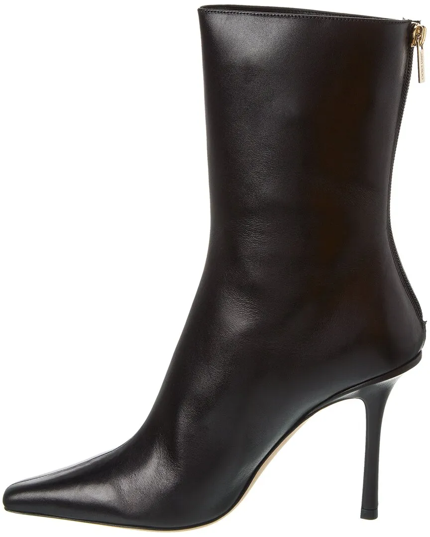 Jimmy Choo Agathe AB 100 Bottines en Cuir_Jimmy-Choo