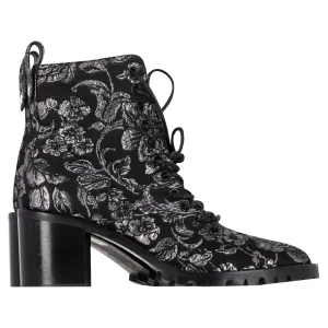 Jimmy Choo Bottines Cruz 65 en Brocart en Toile Noire_Jimmy-Choo
