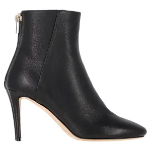 Bottes Jimmy Choo Duke 85 en Cuir Noir avec Tige à la Cheville