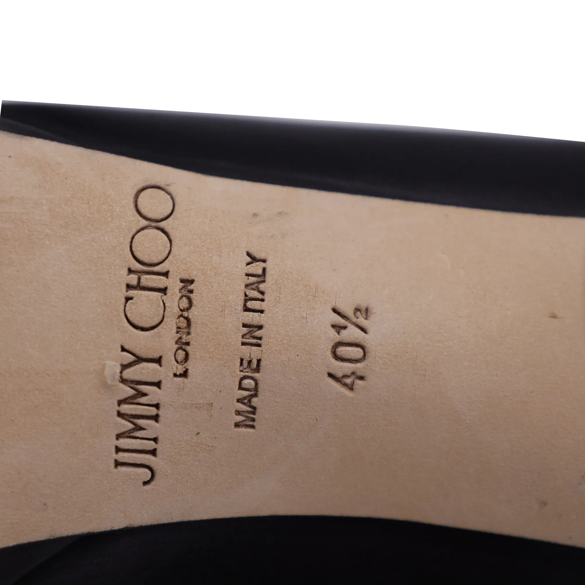 Bottines Jimmy Choo Lindsey à plateforme de 100 mm en cuir noir
