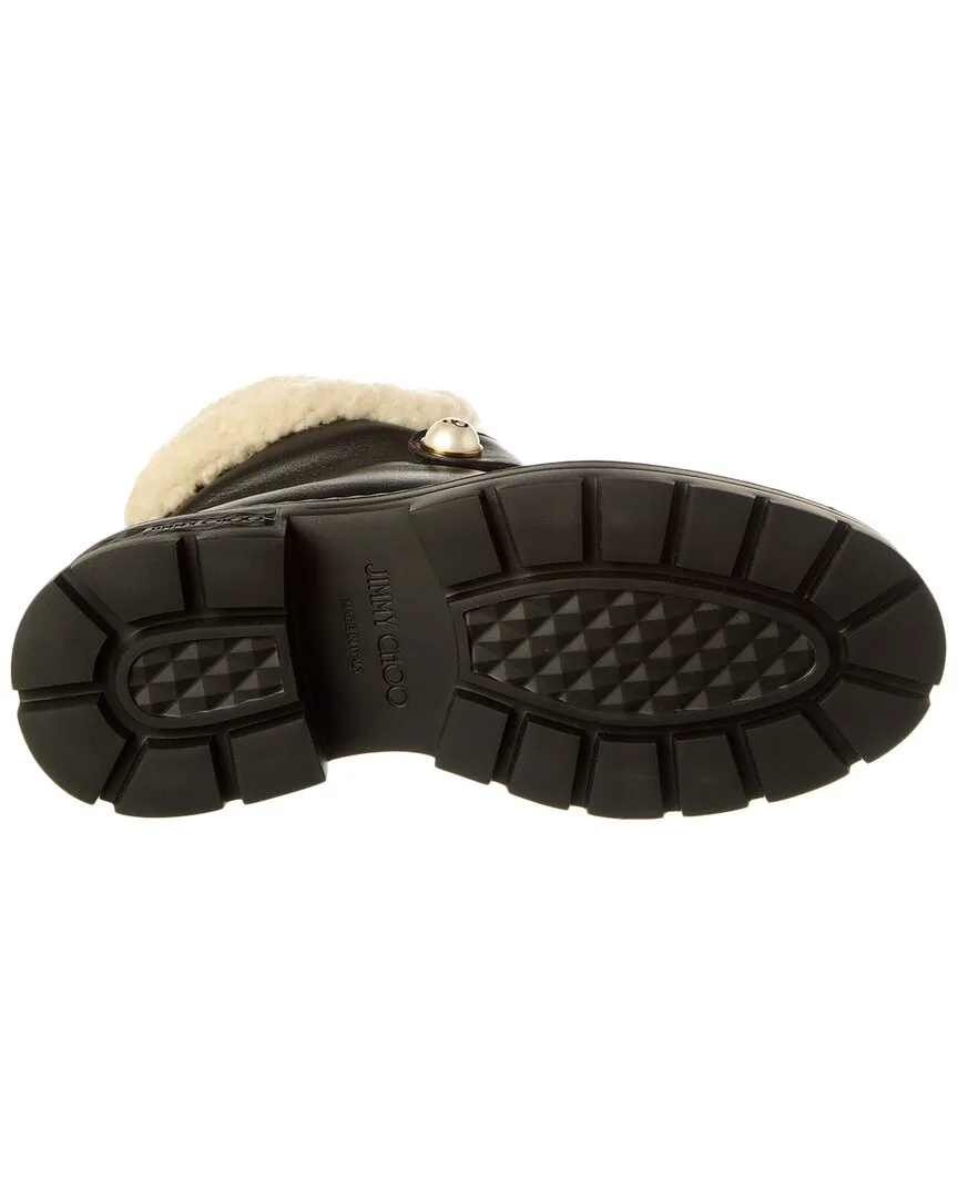 Jimmy Choo Bottes en Cuir et Doublure en Mouton_Jimmy-Choo