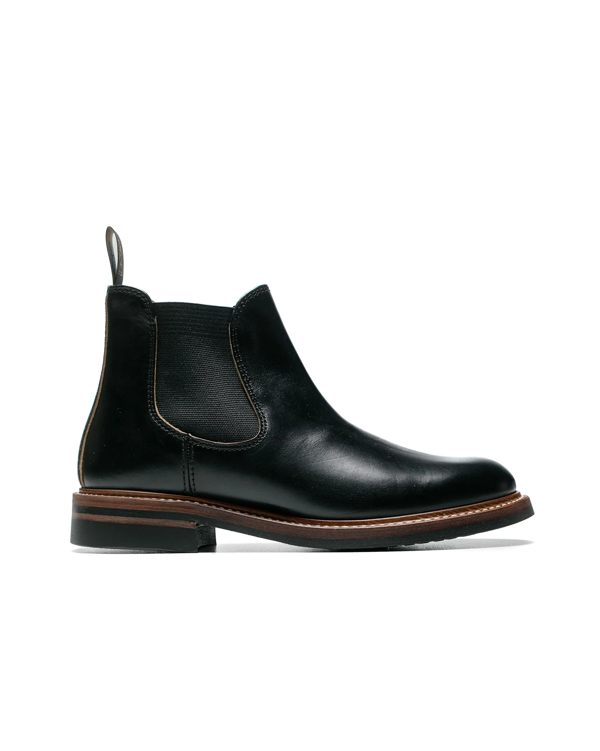 Bottes Chelsea John Lofgren Bootmaker en cuir Horween CXL noir