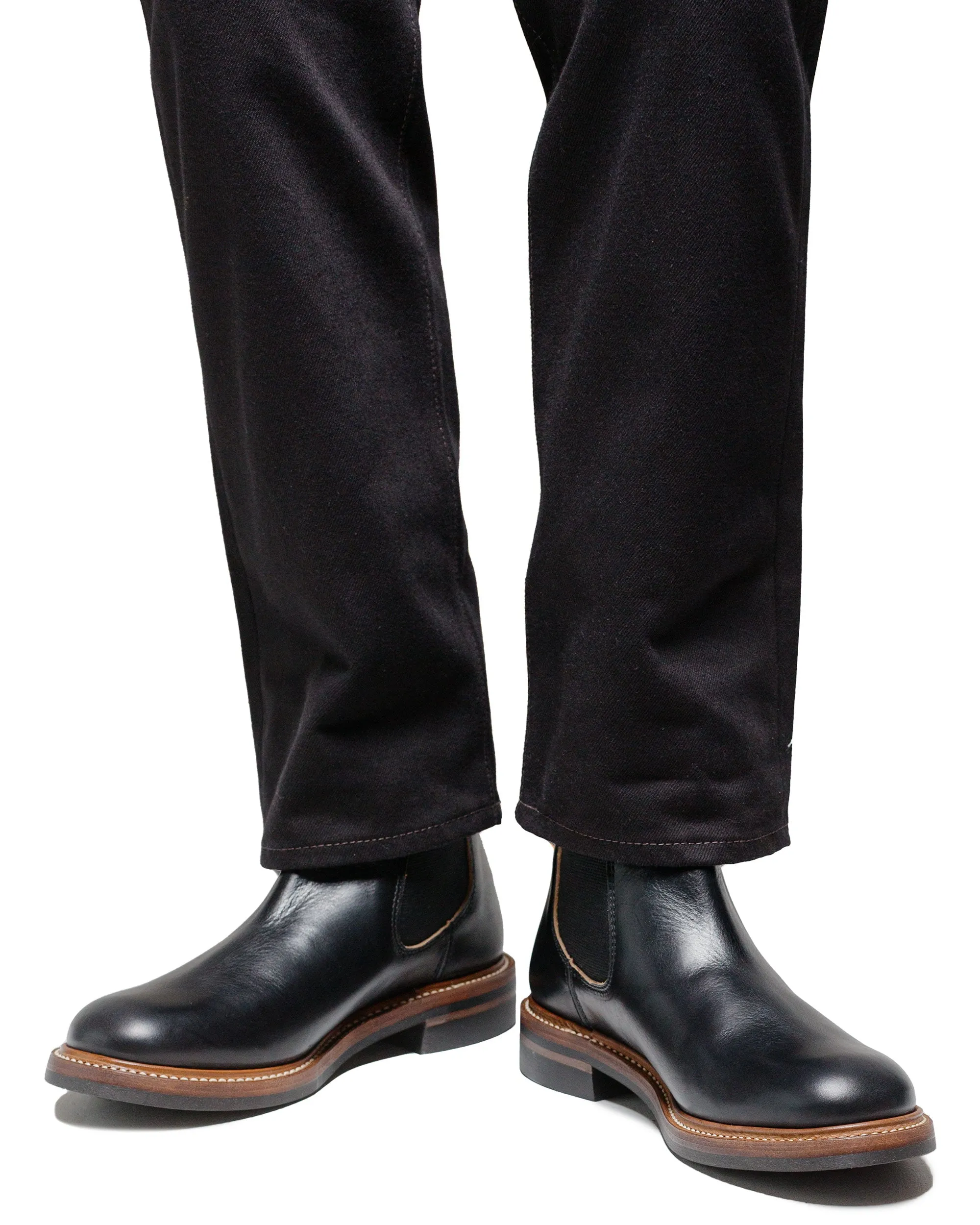 Bottes Chelsea John Lofgren Bootmaker en cuir Horween CXL noir