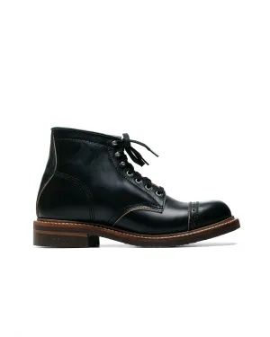 Bottes de combat John Lofgren Bootmaker en cuir Horween CXL noir