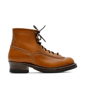 John Lofgren Bootmaker Bottes Donkey Puncher en cuir Badalassi Carlo cognac