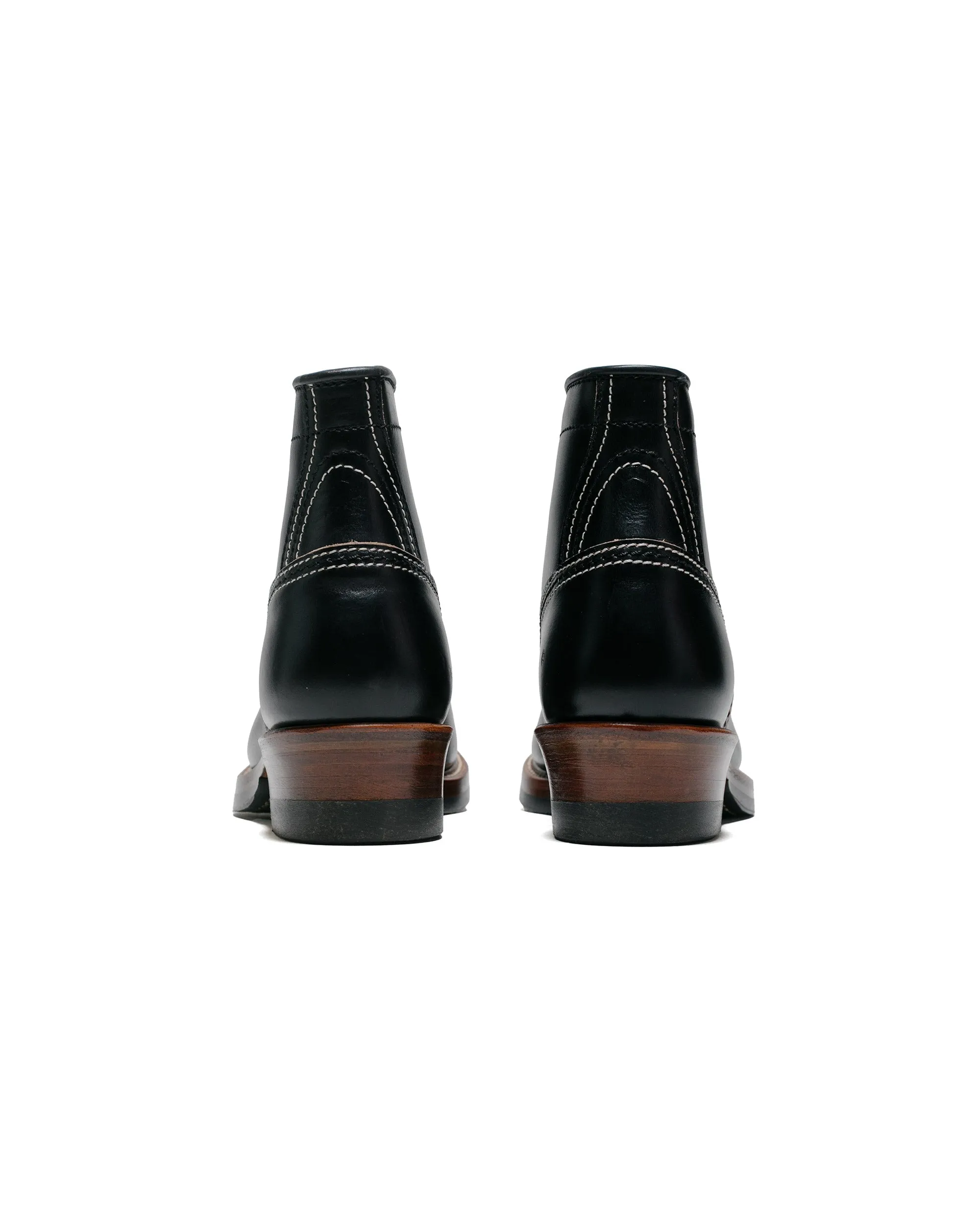 Bottes Donkey Puncher de John Lofgren Bootmaker en cuir Horween CXL noir