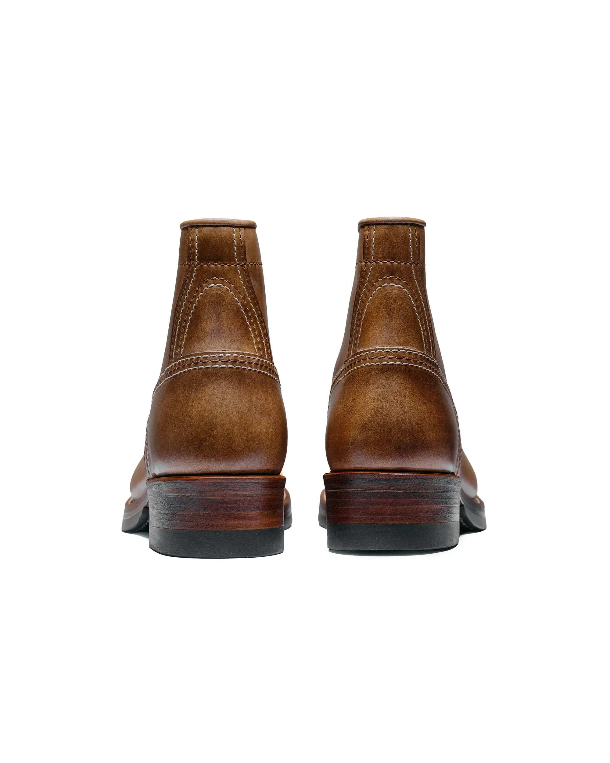 Bottes Donkey Puncher de John Lofgren Bootmaker en cuir Horween CXL naturel