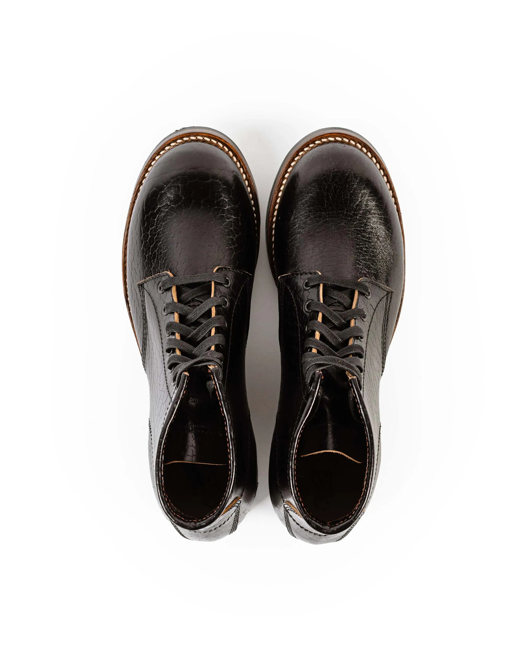 John Lofgren Bootmaker Bottes Ludlow en Cuir Shinki Hikaku Horsebutt Noir