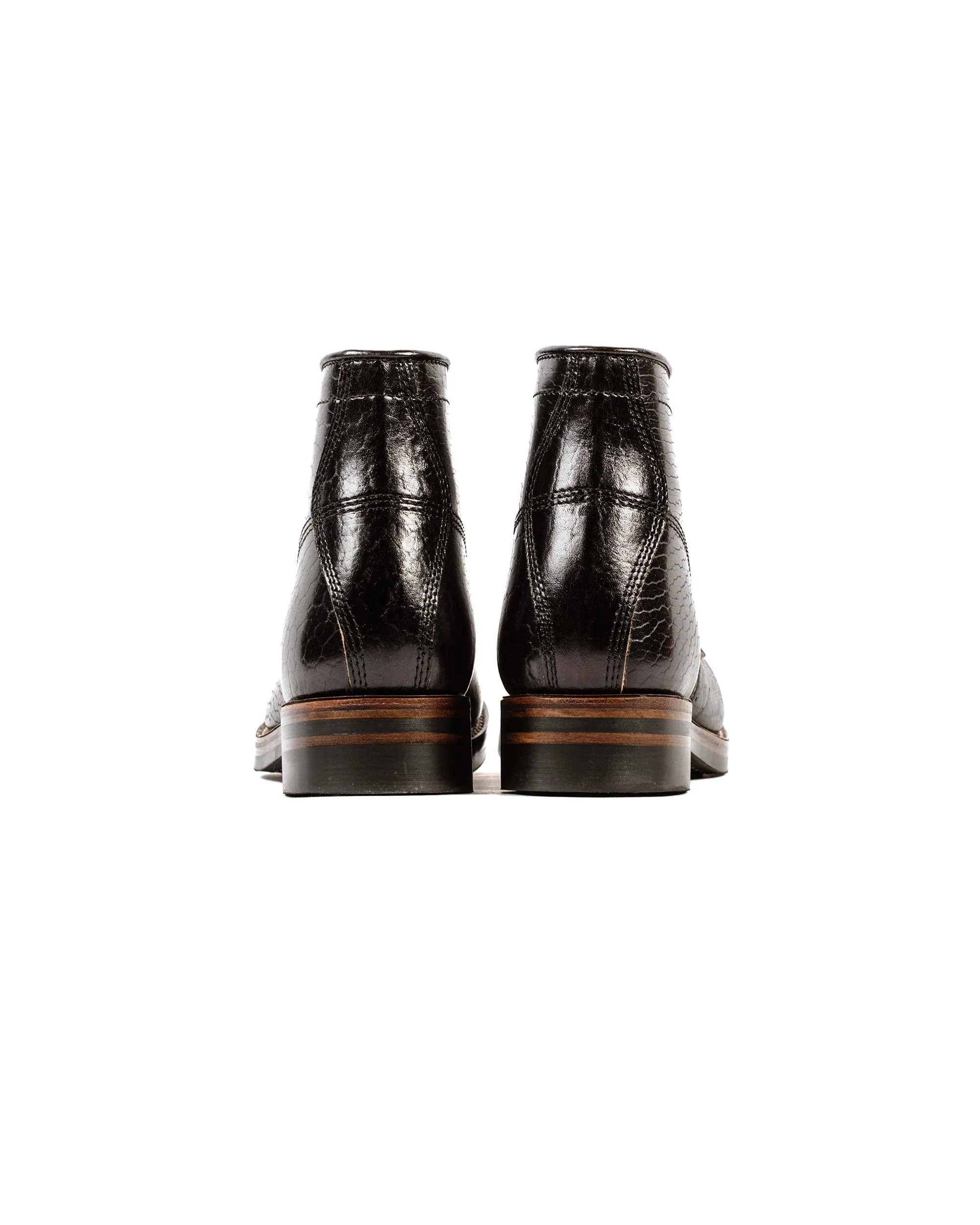John Lofgren Bootmaker Bottes Ludlow en Cuir Shinki Hikaku Horsebutt Noir