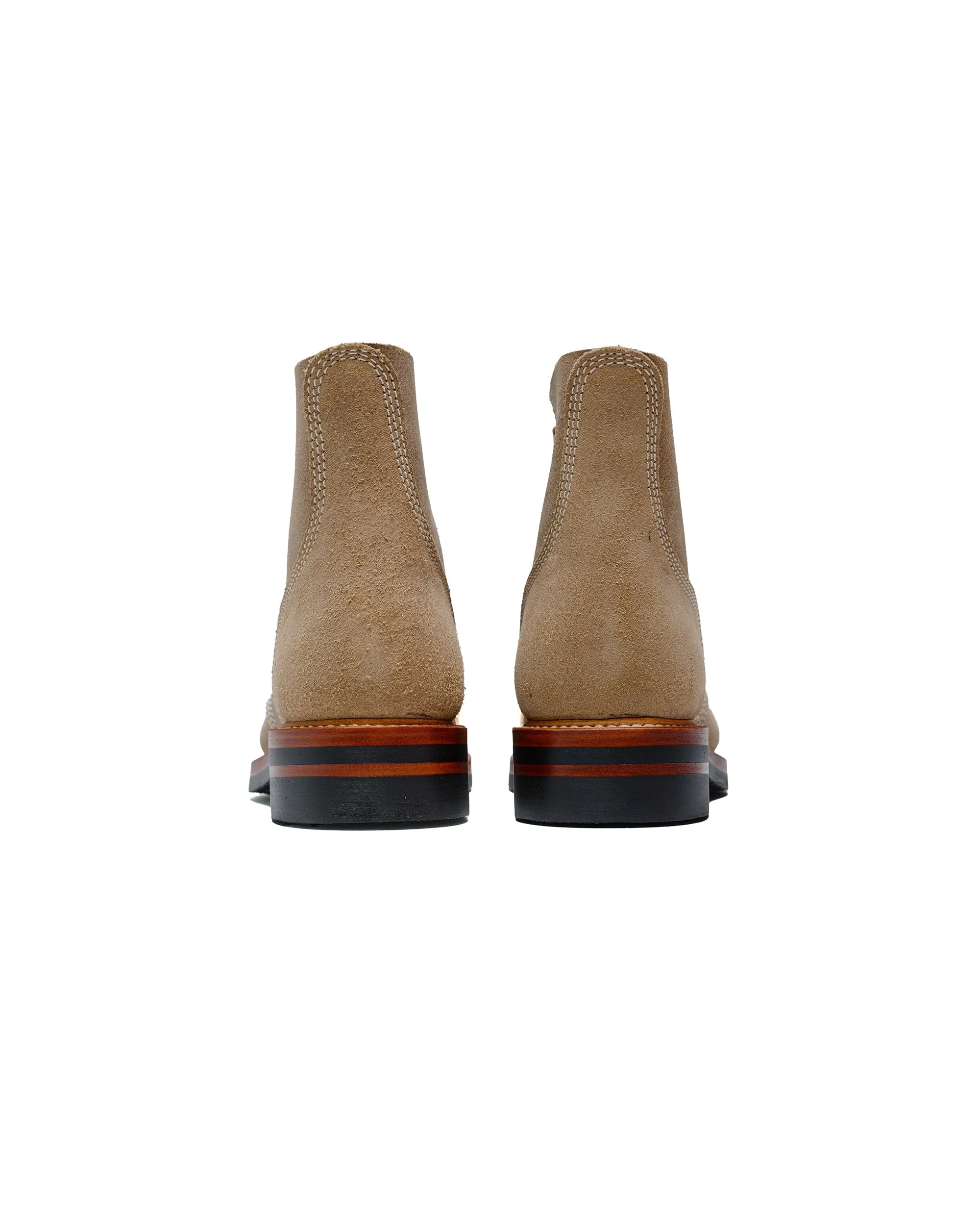 John Lofgren Bootmaker Chaussures de service M-43 en cuir Horween CXL naturel roughout