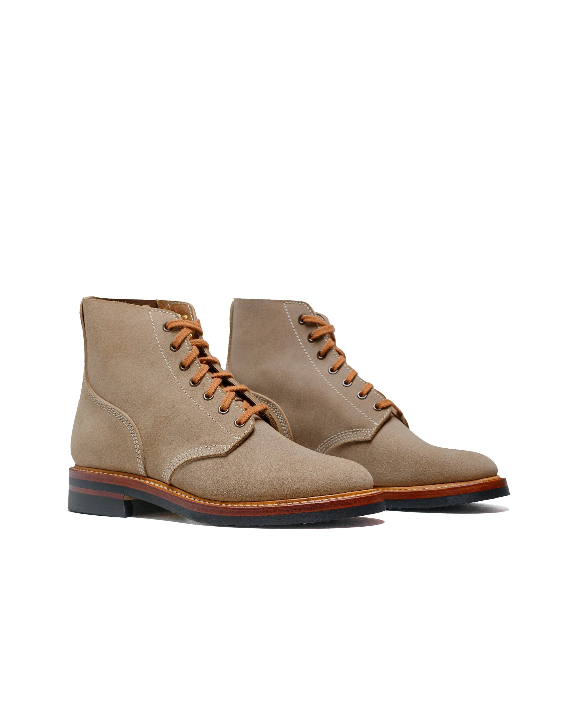 John Lofgren Bootmaker Chaussures de service M-43 en cuir Horween CXL naturel roughout