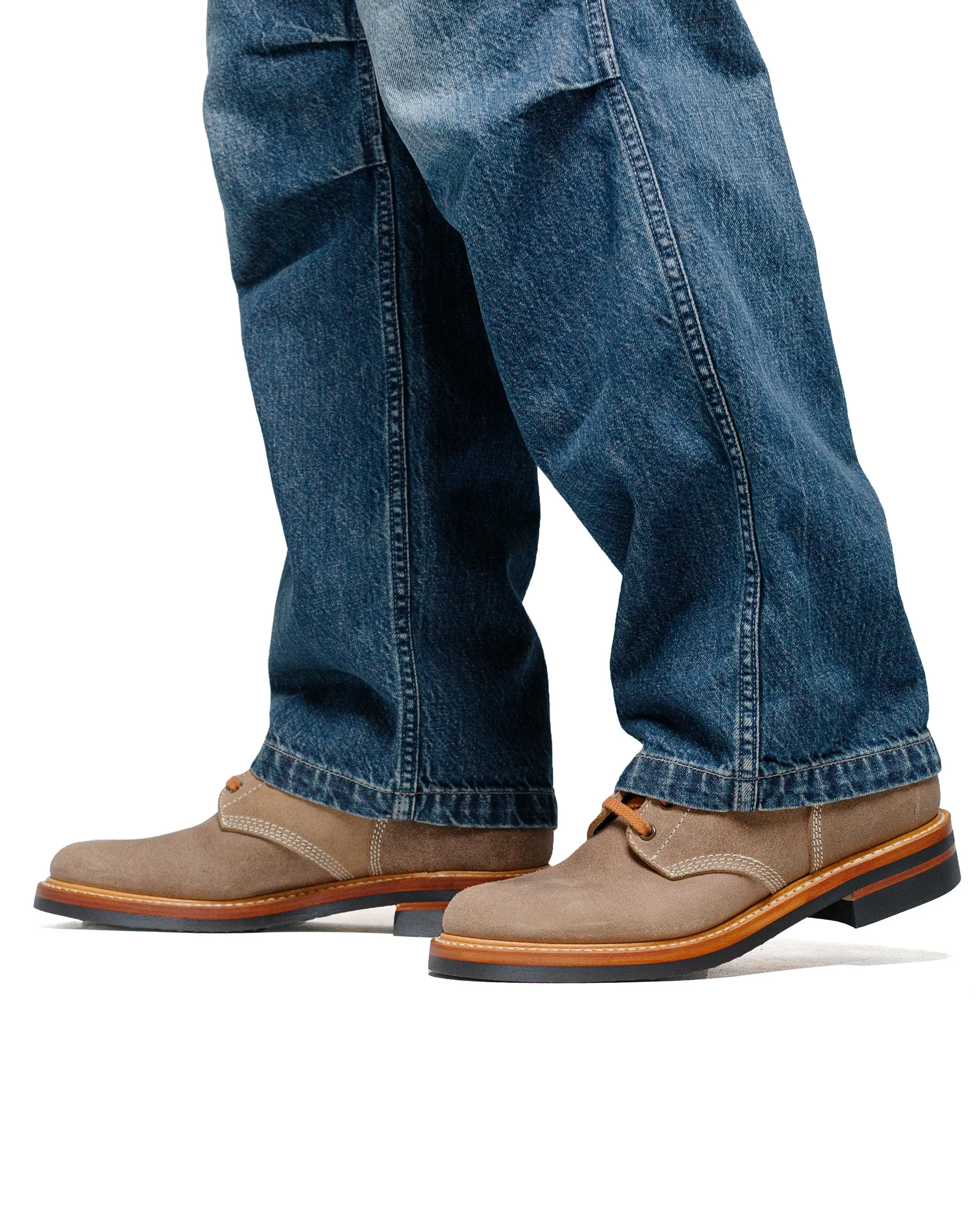 John Lofgren Bootmaker Chaussures de service M-43 en cuir Horween CXL naturel roughout