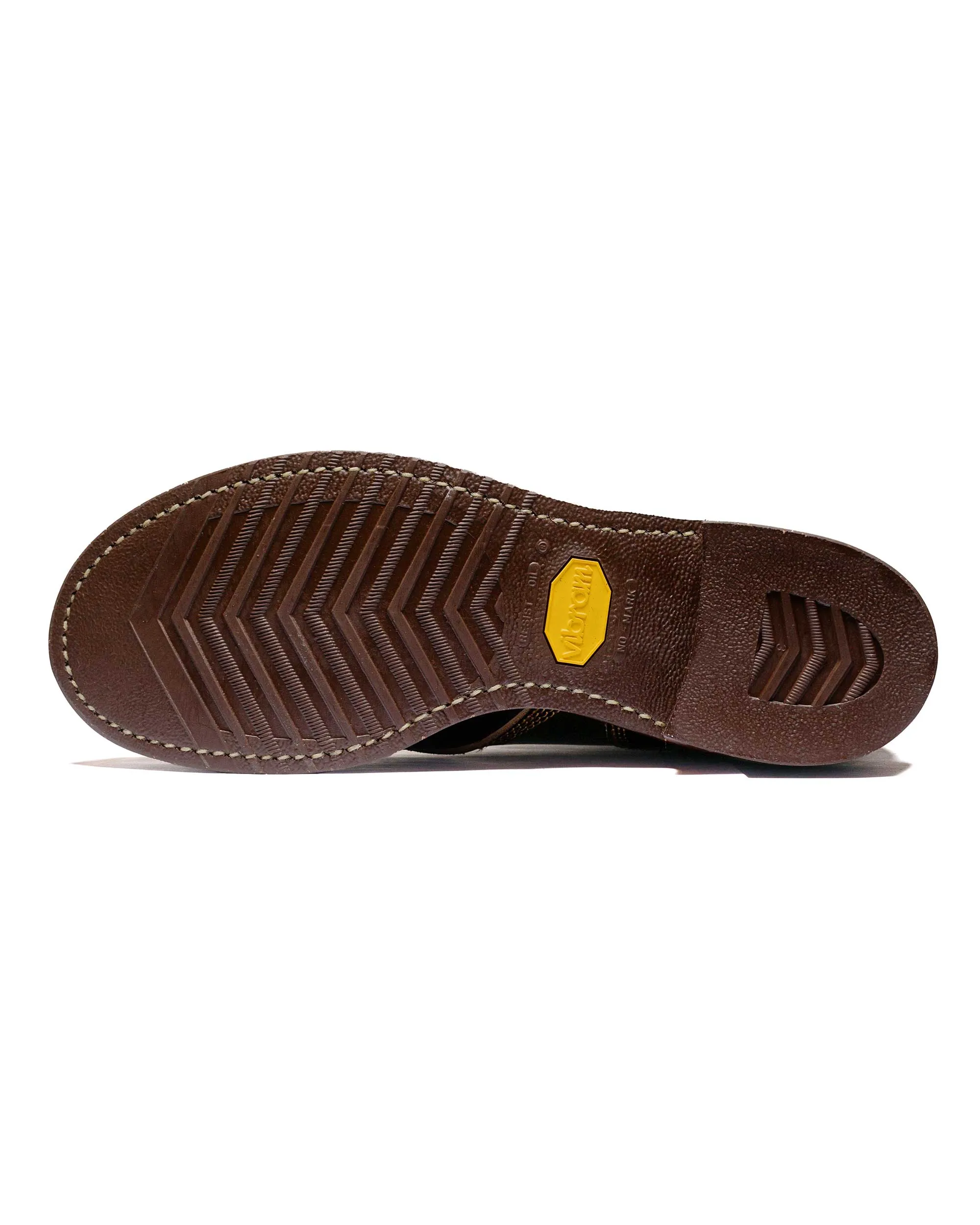 John Lofgren Bootmaker Chaussures de service M-43 en cuir ciré Horween marron foncé