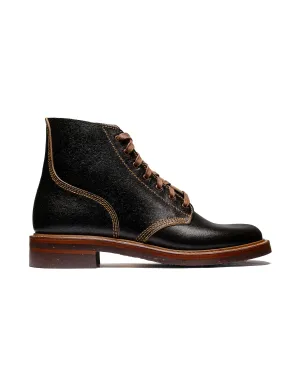 John Lofgren Bootmaker Chaussures de service M-43 en cuir ciré Horween marron foncé