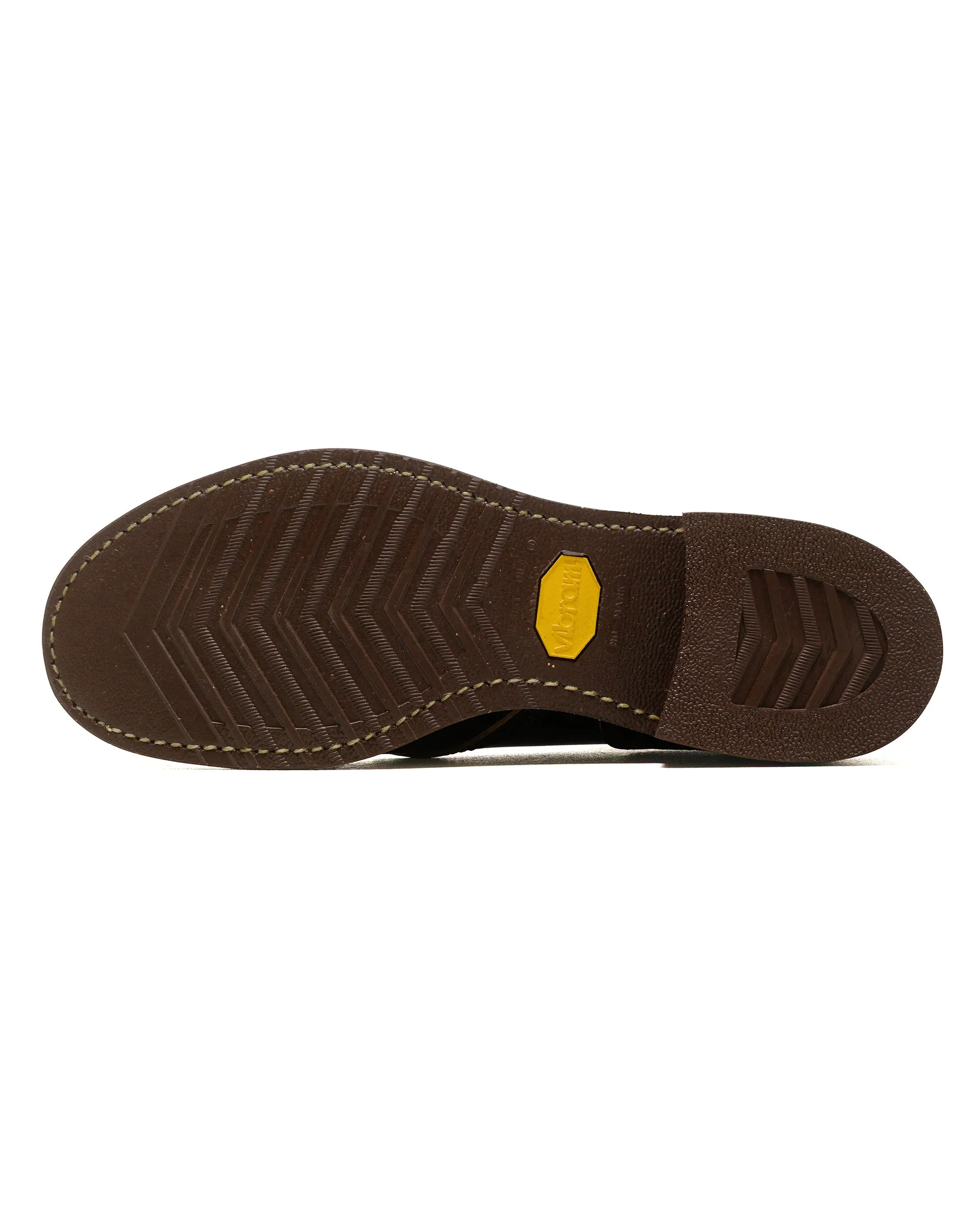 John Lofgren Bootmaker Chaussures de service M-43 en cuir Shinki Hikaku Noir/Thé-Cœur en croupe de cheval
