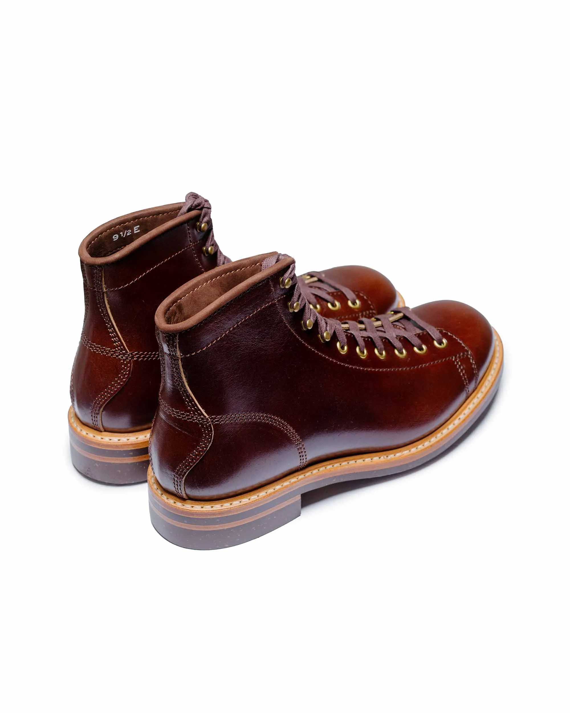John Lofgren Bootmaker Bottines Monkey en cuir Shinki Hikaku Horsebutt Timber