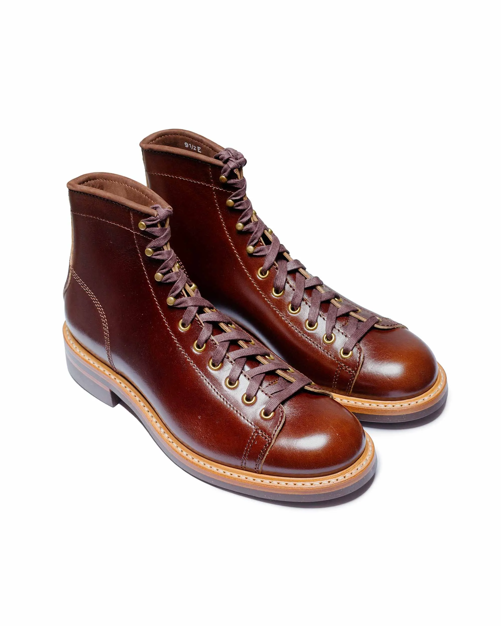 John Lofgren Bootmaker Bottines Monkey en cuir Shinki Hikaku Horsebutt Timber