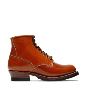 Bottes Gang en acier John Lofgren Bootmaker en cuir Shinki Hikaku Horsebutt Camel
