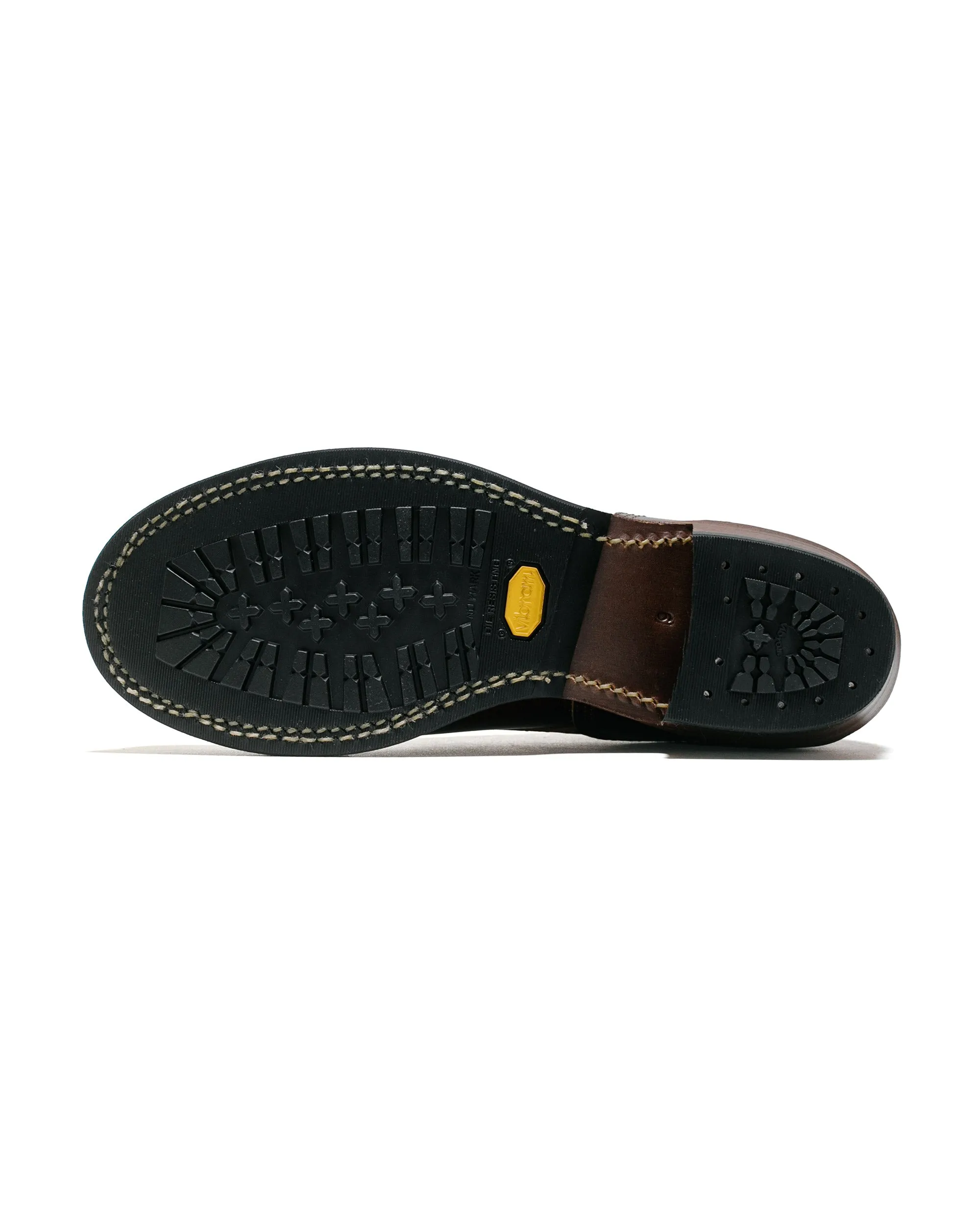 John Lofgren Bootmaker Bottes Gang en Acier Cuir Shinki Hikaku Crosne Marron Foncé