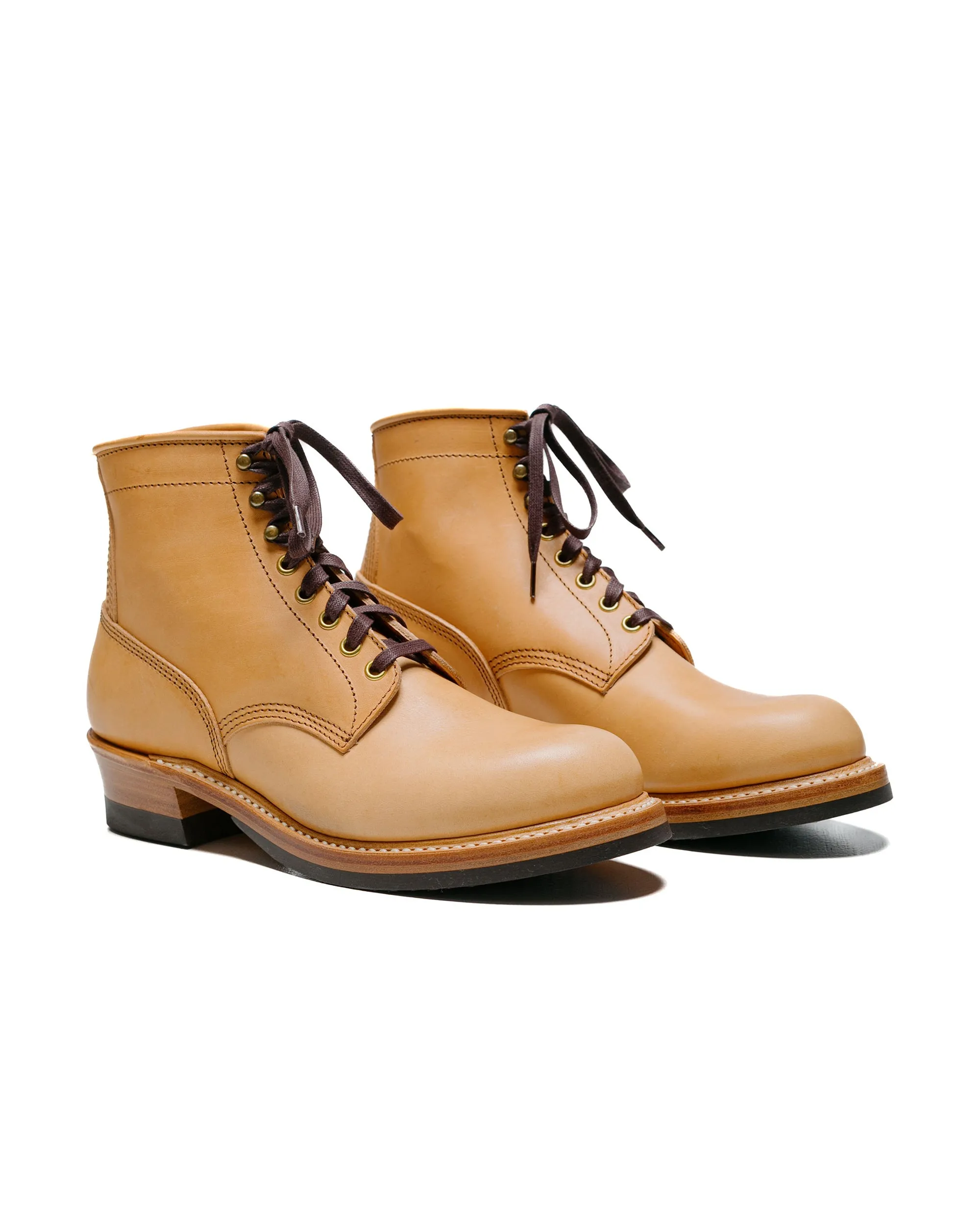 John Lofgren Bootmaker Bottes Gang SW en acier Cuir végétal tanné Badalassi Carlo Couleur os