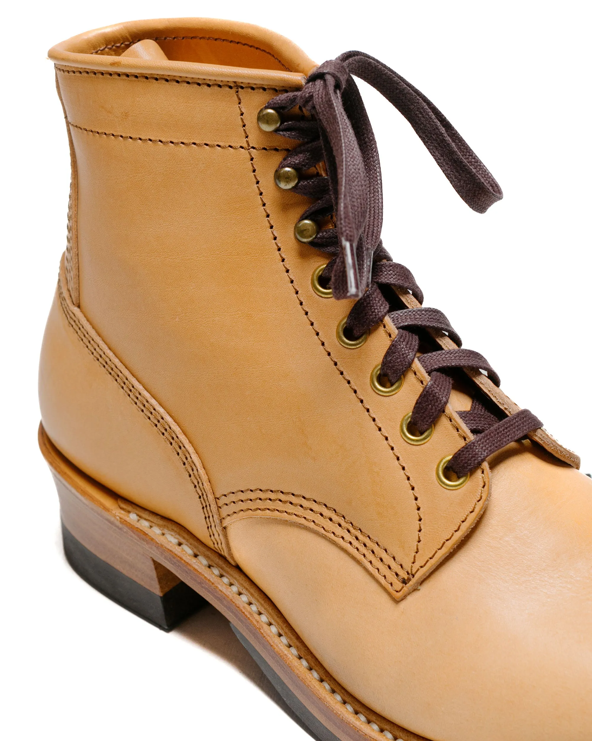 John Lofgren Bootmaker Bottes Gang SW en acier Cuir végétal tanné Badalassi Carlo Couleur os