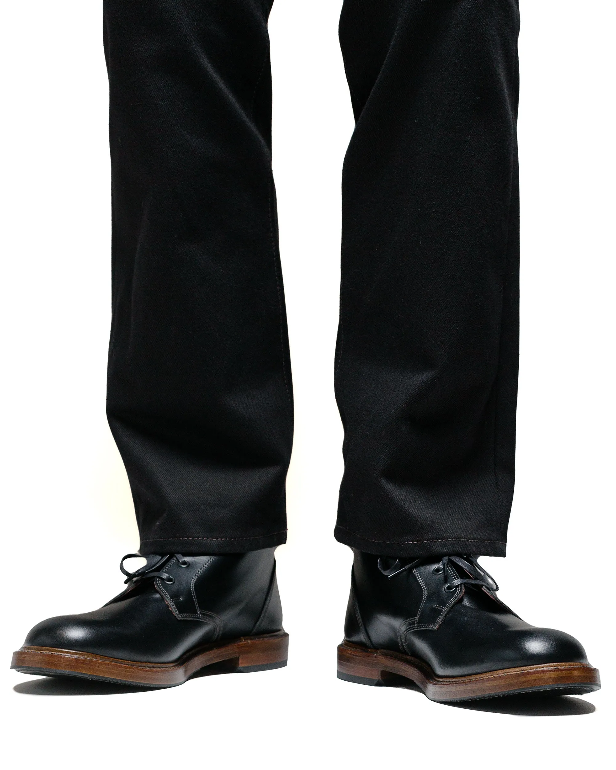John Lofgren Bootmaker Les Bottes Chukka Inébranlables en Veau Français Noir