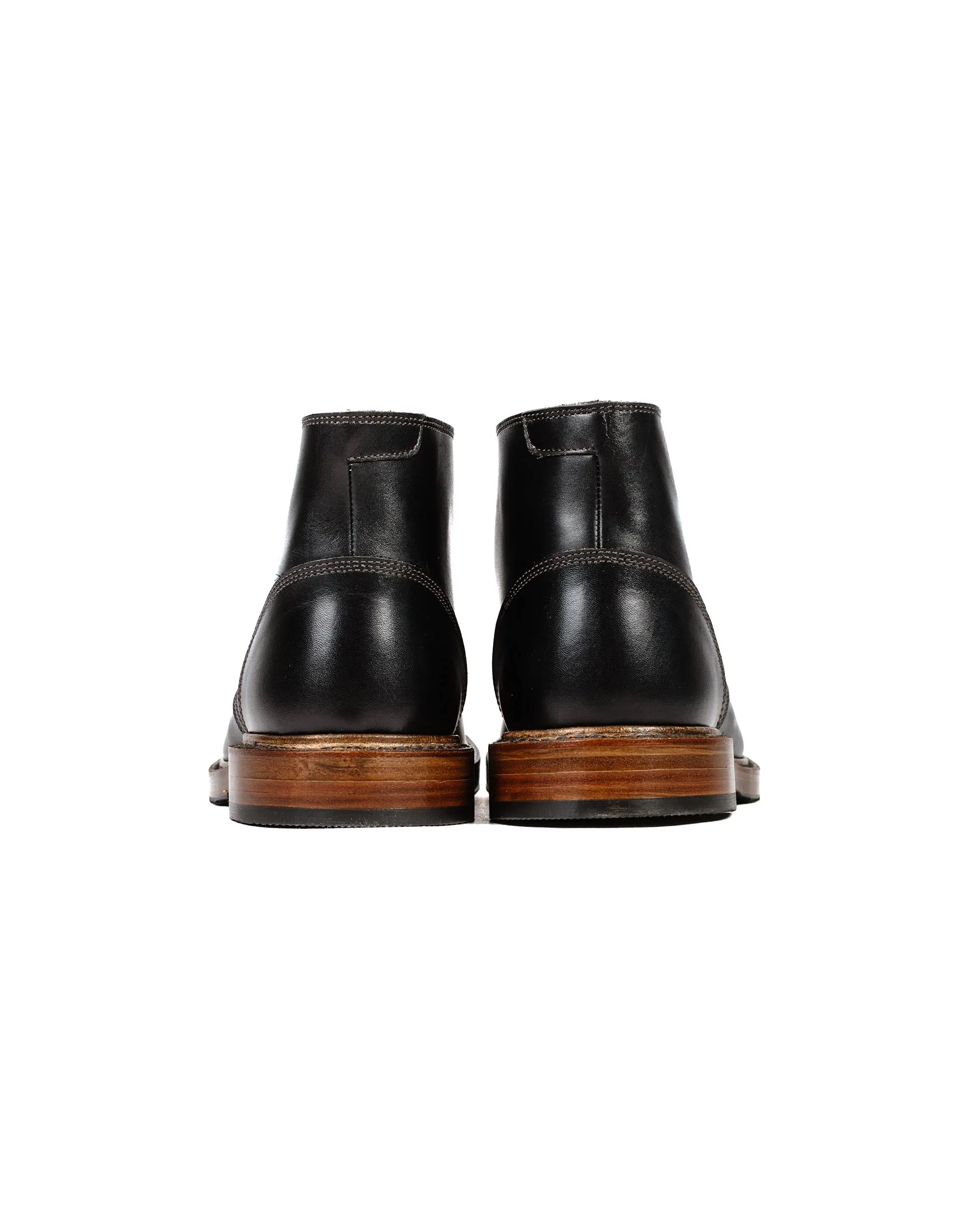 John Lofgren Bootmaker Les Bottes Chukka Inébranlables en Veau Français Noir