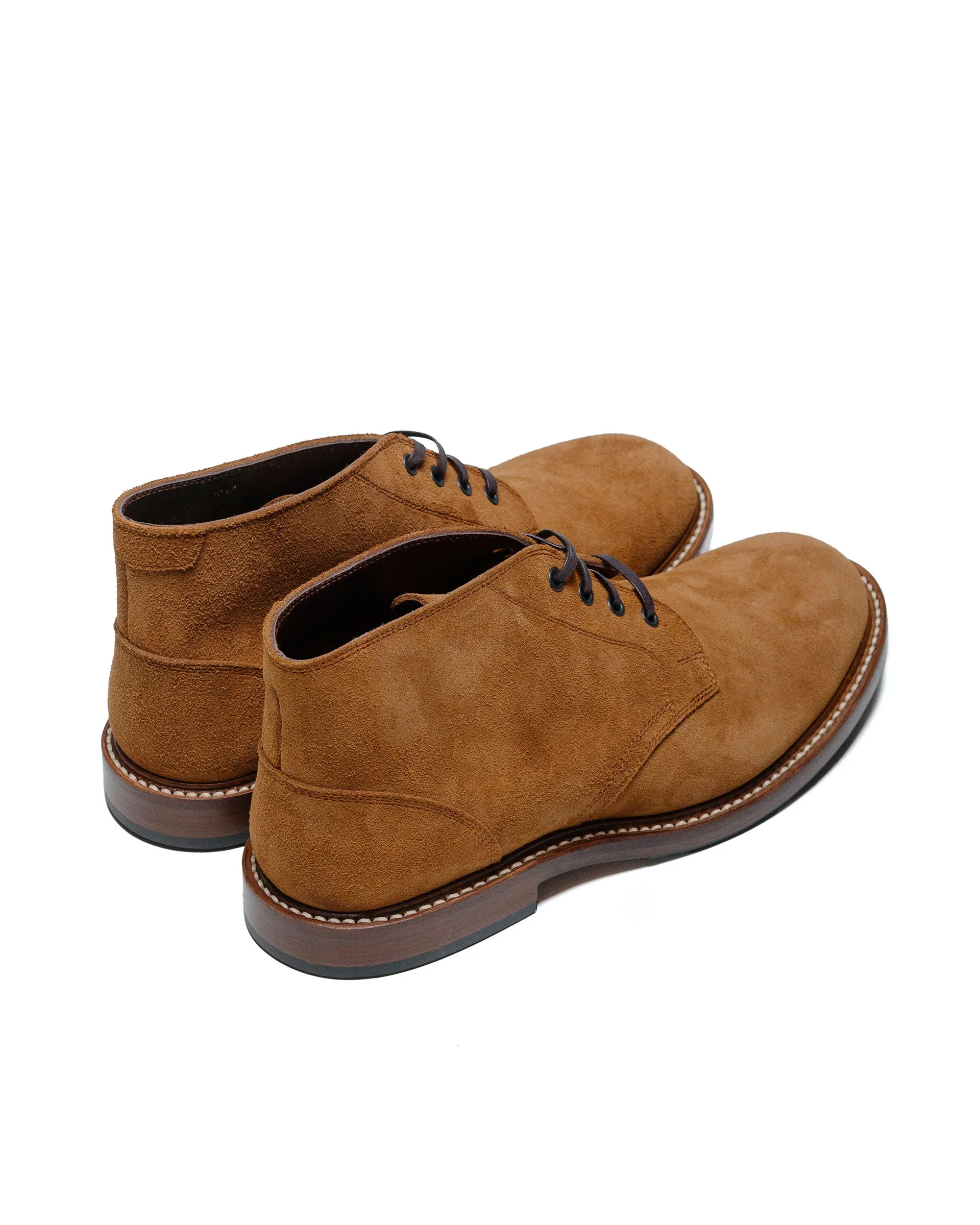 John Lofgren Bootmaker Les Bottes Chukka Inébranlables en Suède Japonais Moutarde