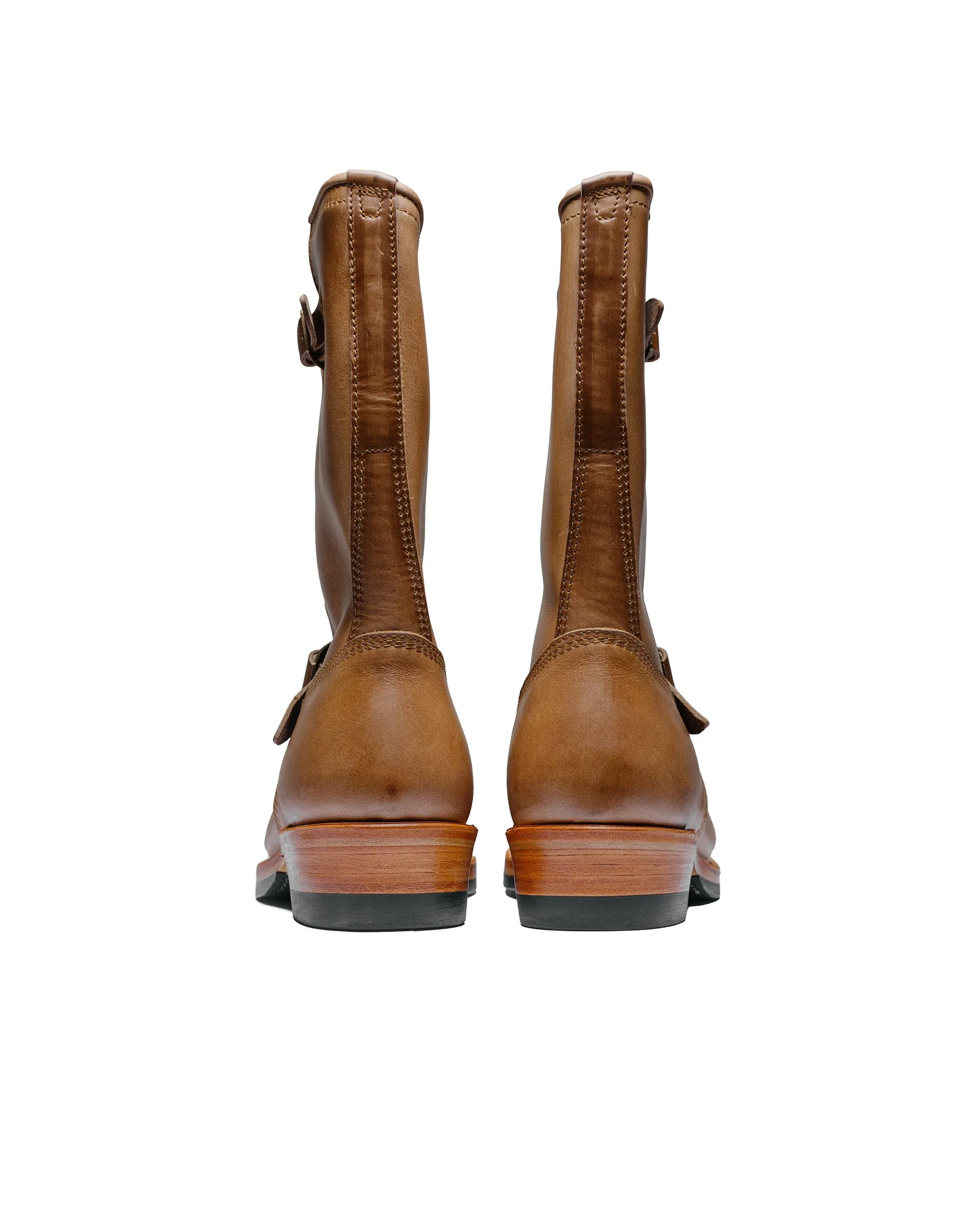 John Lofgren Bootmaker Bottes d'ingénieur Wabash en cuir Horween CXL Naturel