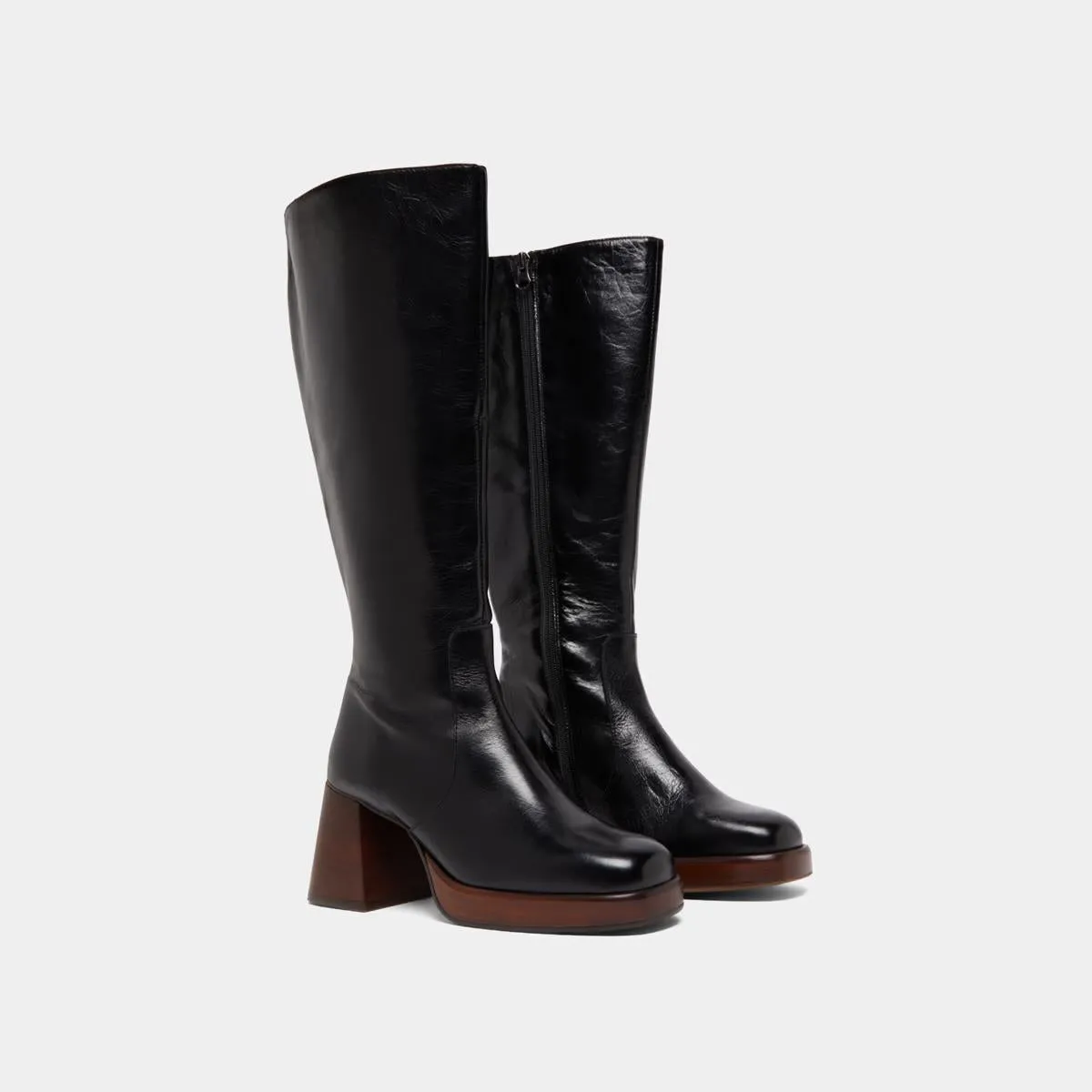 Jonak Chaussures Femme 429 - Betina Cuir Vieilli Noir
