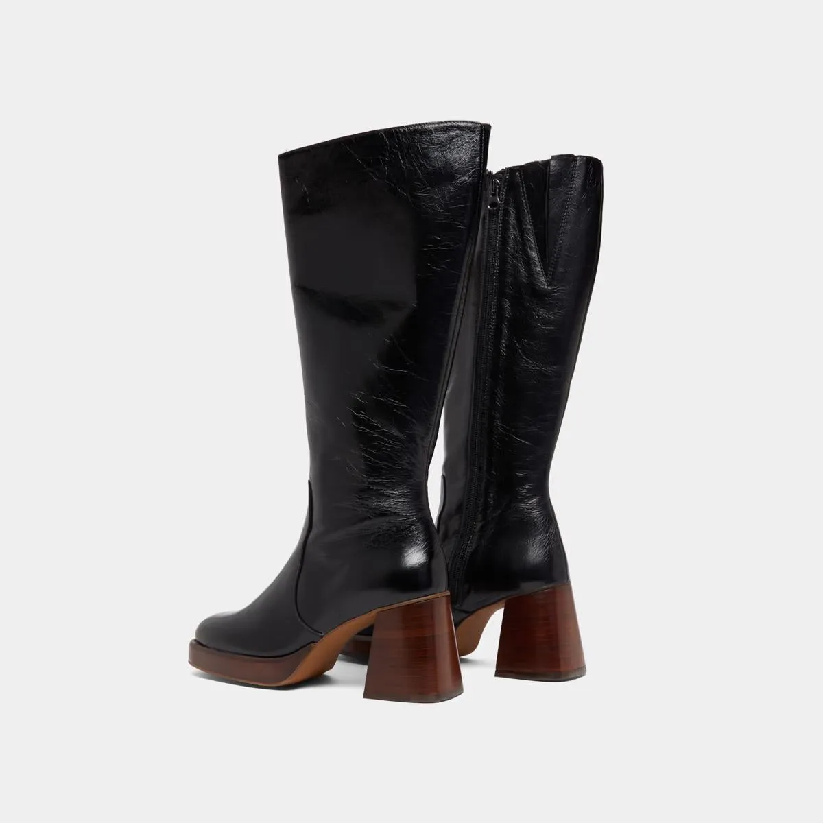 Jonak Chaussures Femme 429 - Betina Cuir Vieilli Noir